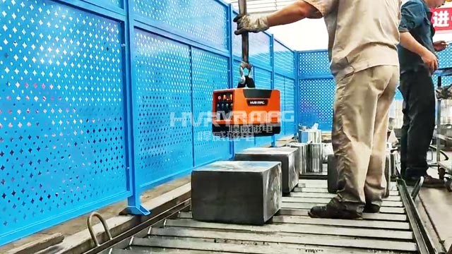 悍威磁电充电式电永磁吊具在精密模具加工行业的应用
