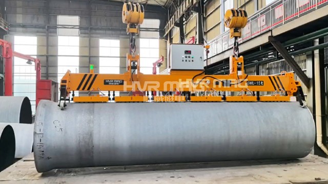钢铁冶金行业应用｜悍威电永磁吊具 助力安钢球墨铸管安全高效吊运